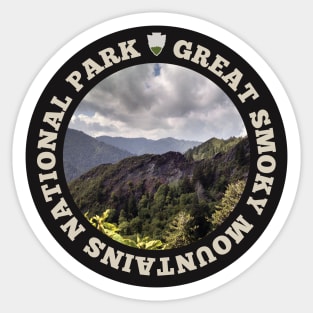 Great Smoky Mountains National Park circle Sticker